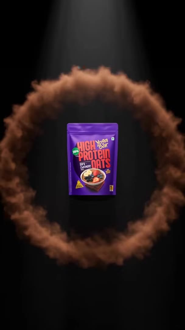 Protein Oats Brand, Product showcase. Spec work by Continental7.